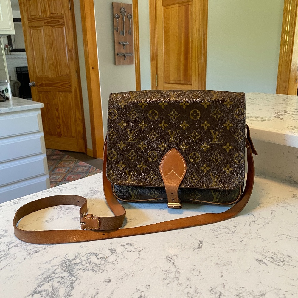 Authentic Louis Vuitton Cartouchiere GM Vintage